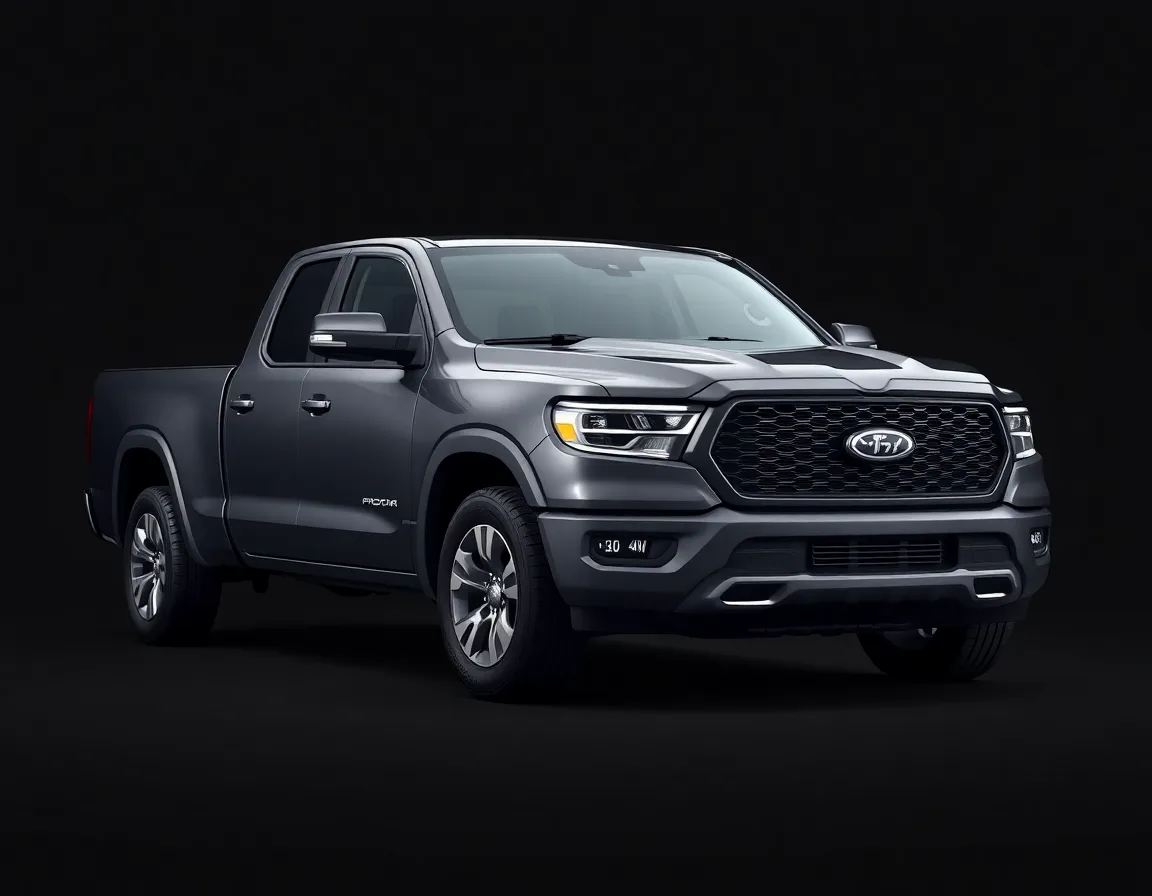 Pick-up doble cabina gris